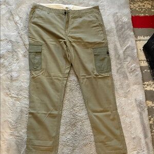 LUCKY BRAND - Men's Olive Cargo Pants